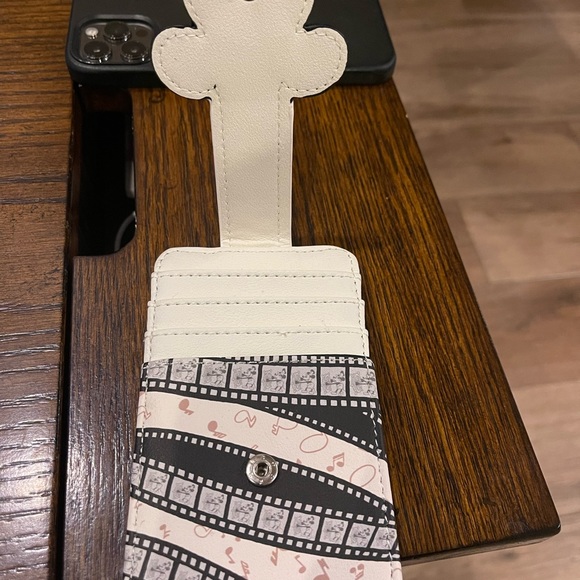 Loungefly Black and White Mickey Mouse Card Holder - Picture 3 of 9